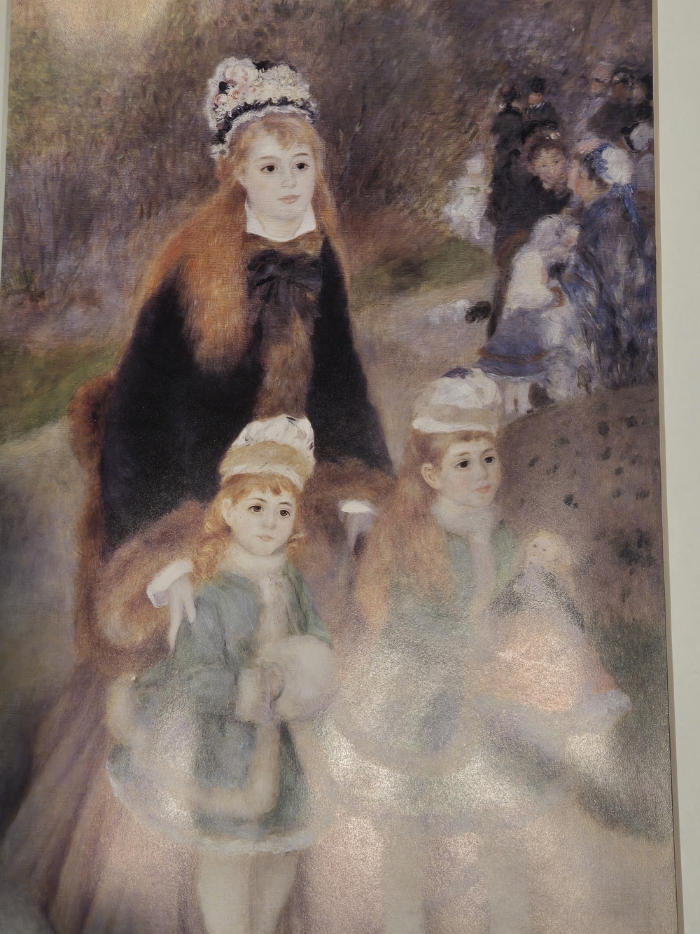 Pierre-Auguste RENOIR (1841-1919) Mother and Children Print Frick  2 Pieces